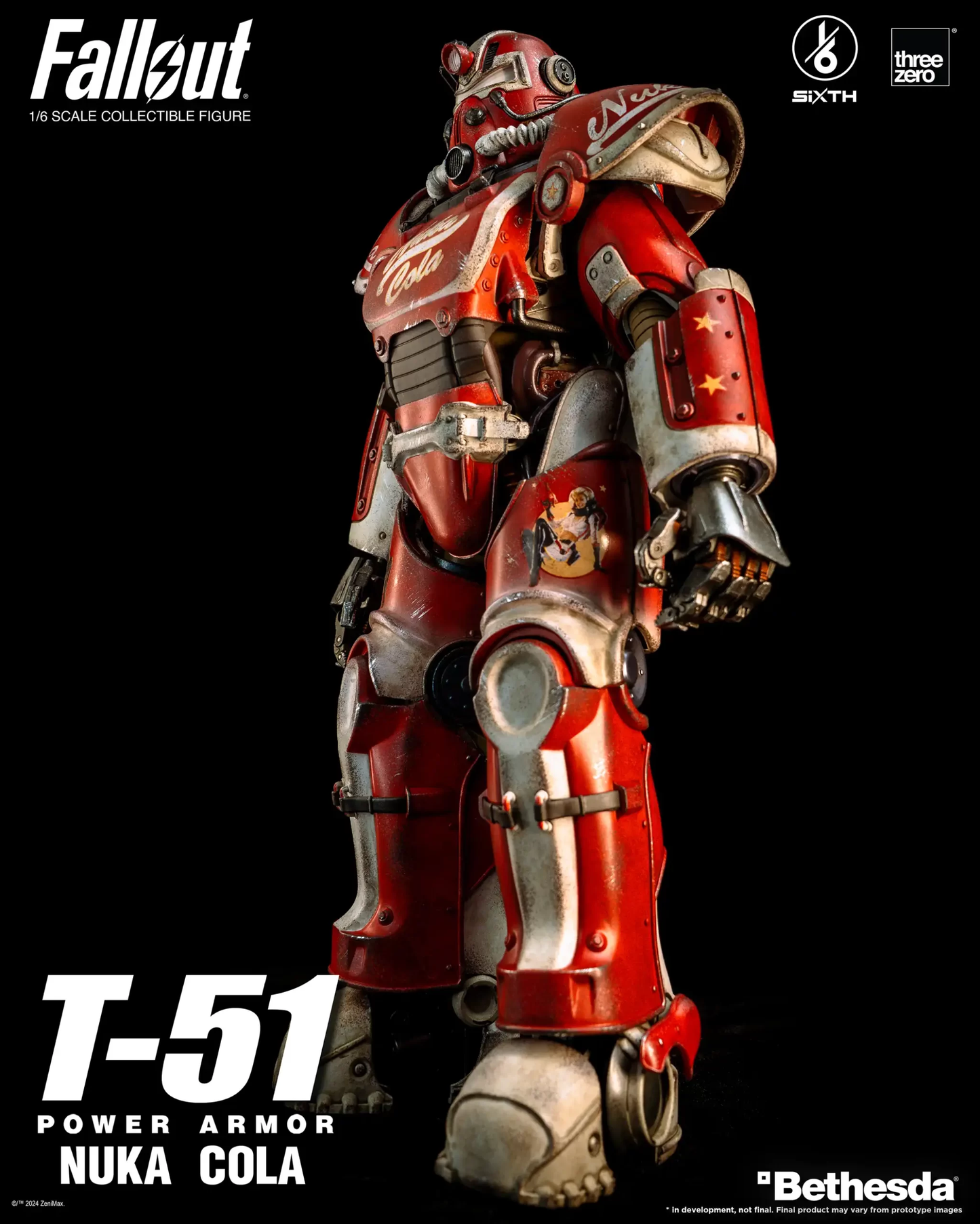 Threezero Fallout 1:6 T-51 Nuka Cola Power Armor 3Z0773