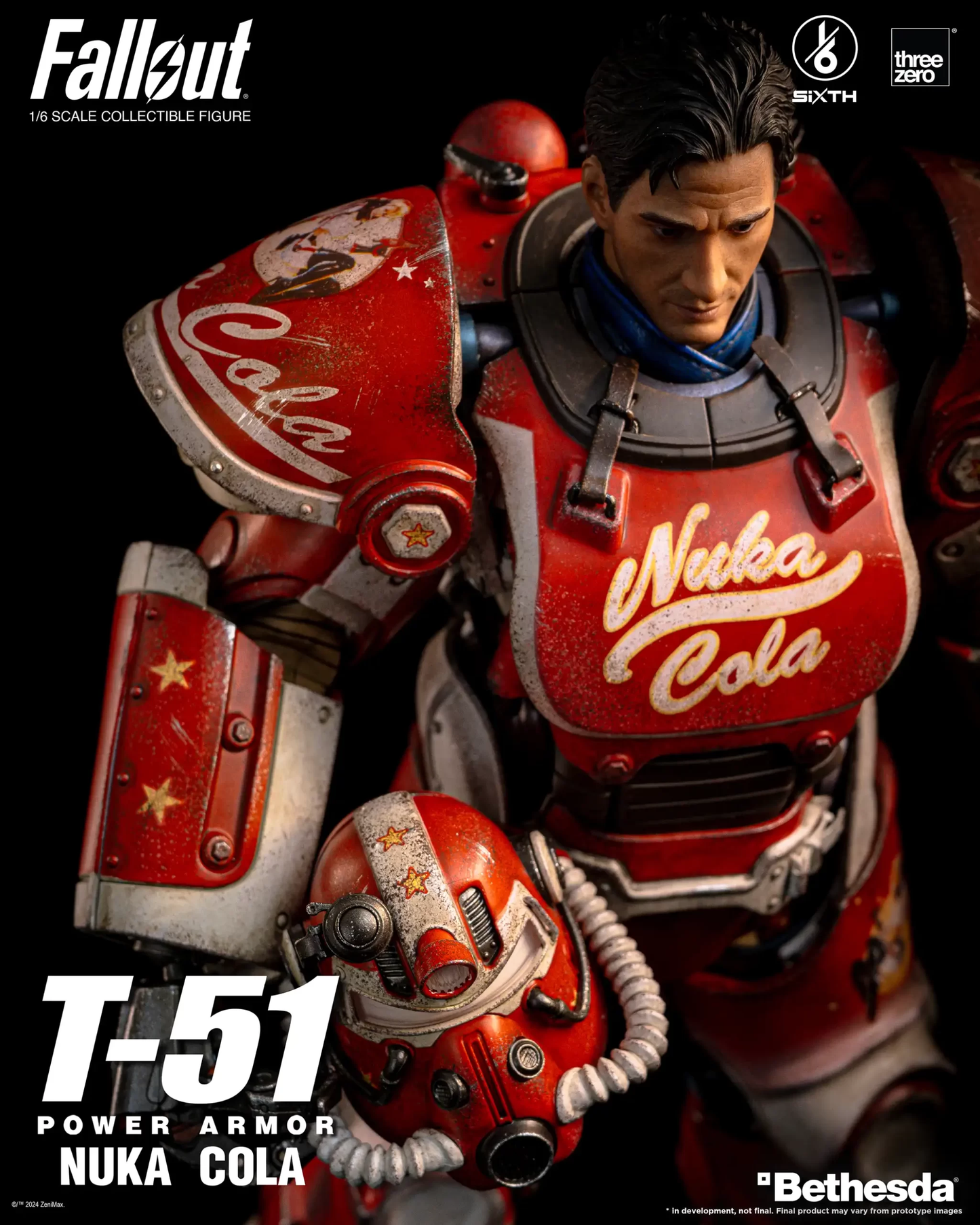 Threezero Fallout 1:6 T-51 Nuka Cola Power Armor 3Z0773