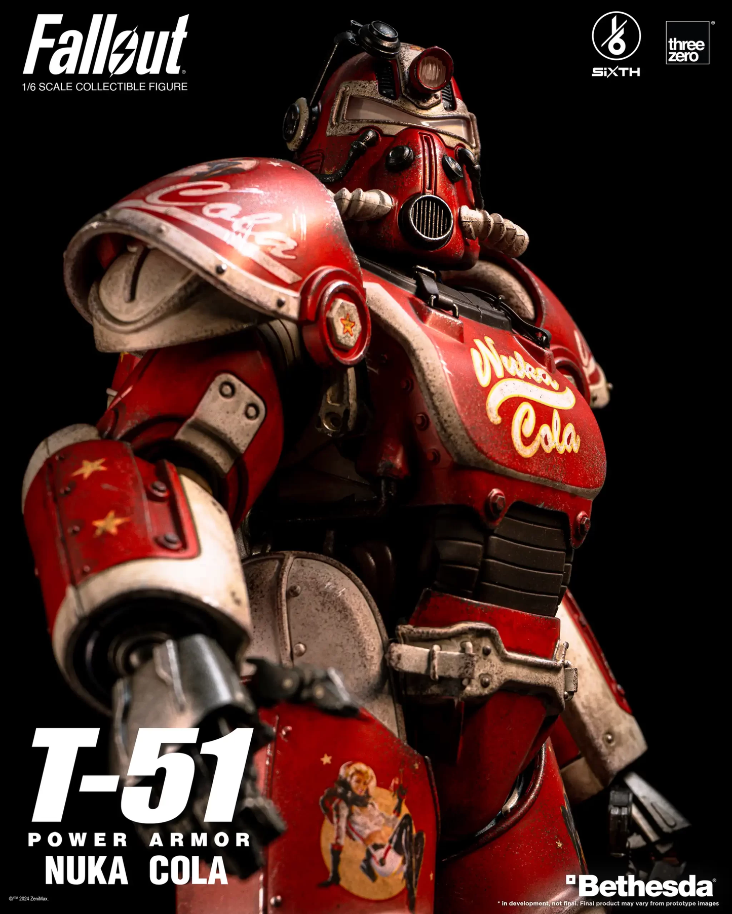 Threezero Fallout 1:6 T-51 Nuka Cola Power Armor 3Z0773