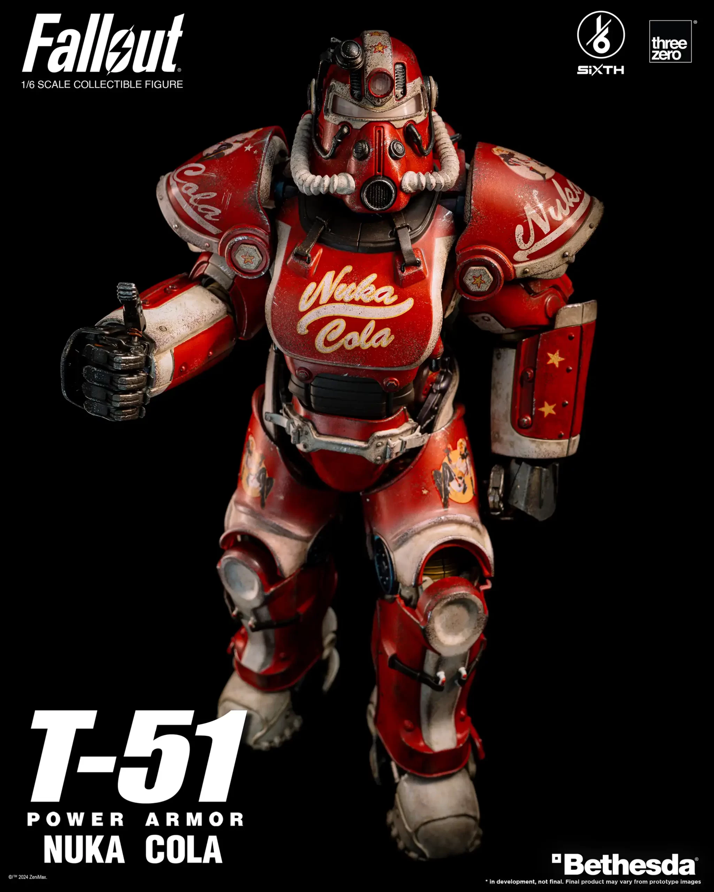 Threezero Fallout 1:6 T-51 Nuka Cola Power Armor 3Z0773