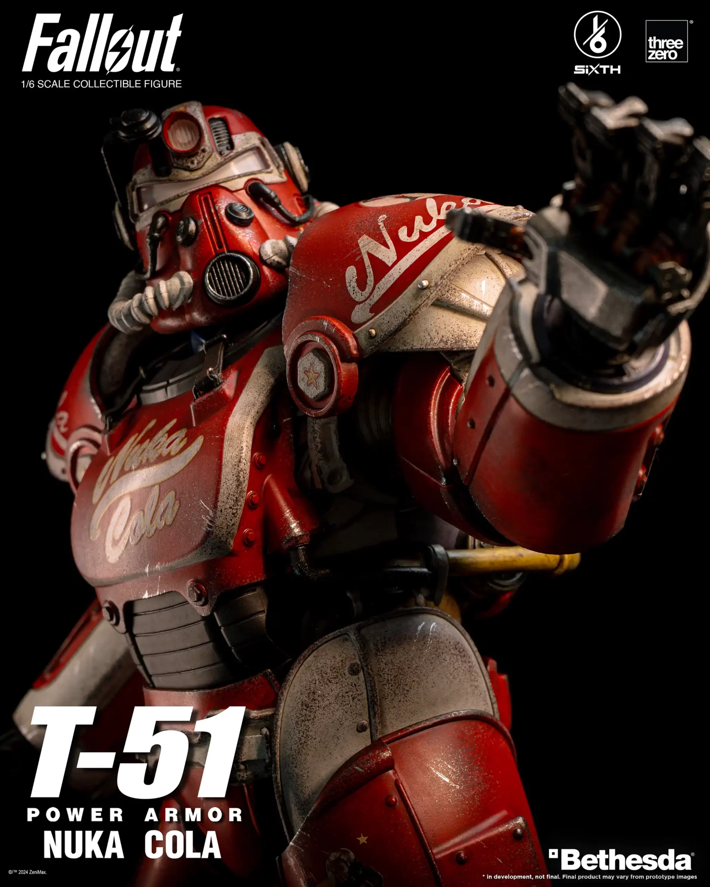 Threezero Fallout 1:6 T-51 Nuka Cola Power Armor 3Z0773