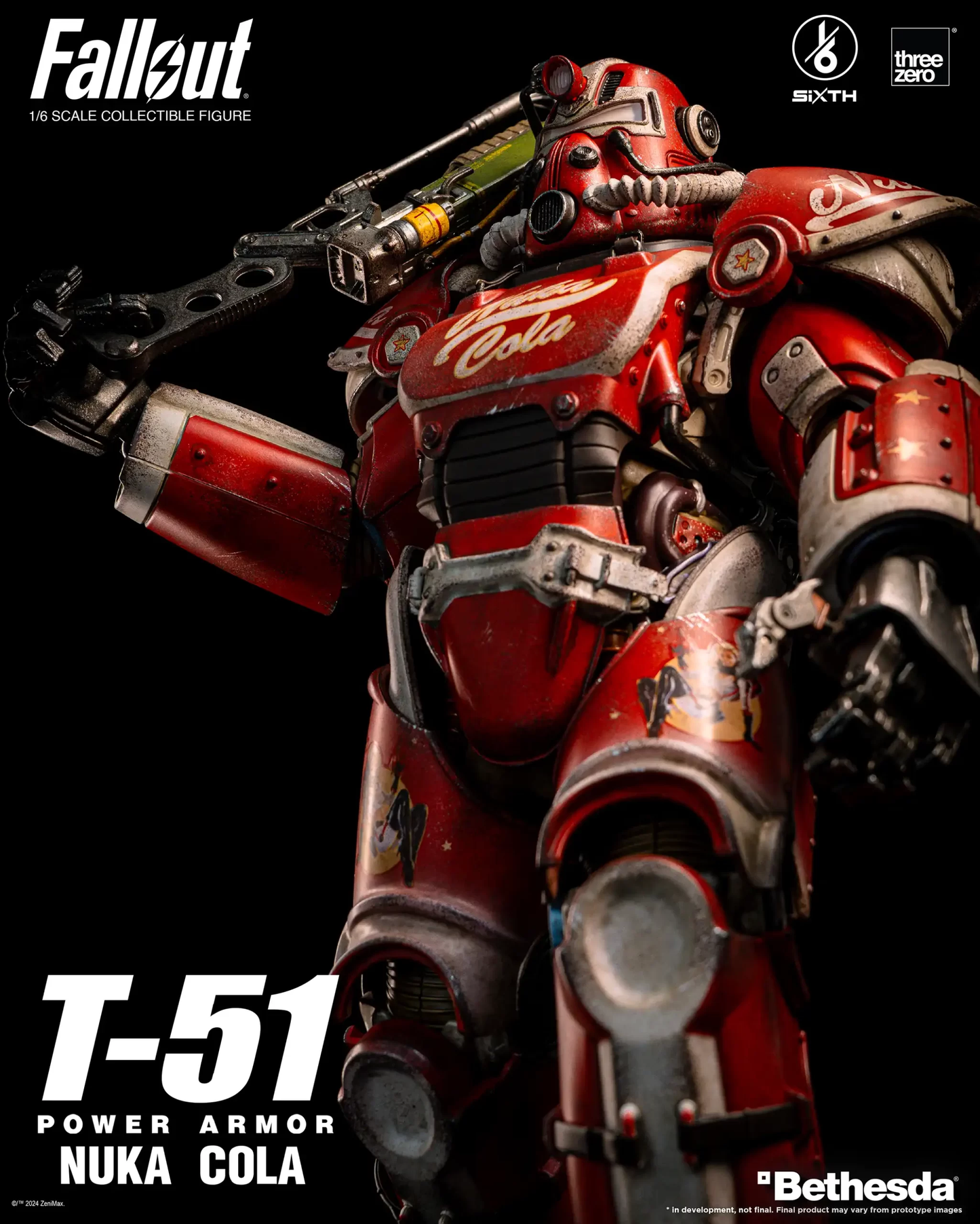 Threezero Fallout 1:6 T-51 Nuka Cola Power Armor 3Z0773