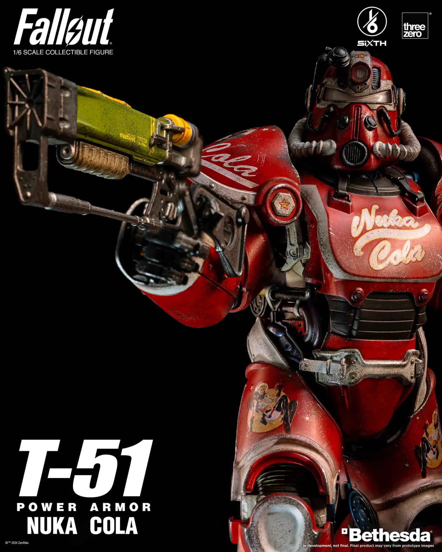 Threezero Fallout 1:6 T-51 Nuka Cola Power Armor 3Z0773