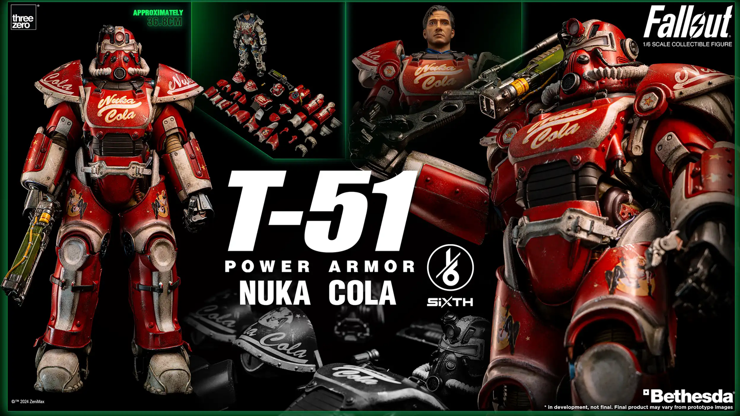 Threezero Fallout 1:6 T-51 Nuka Cola Power Armor 3Z0773