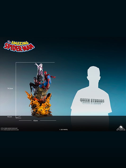 Queen Studios 1:4 Scale The Amazing Spider-Man Spider-Verse