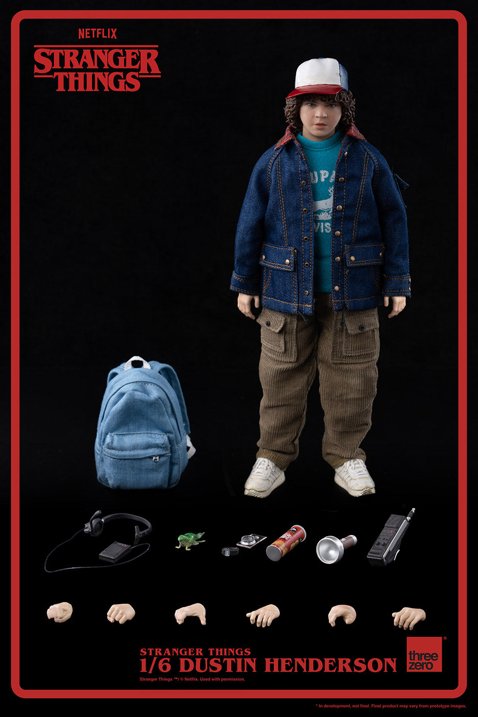 Threezero 1:6 Scale The Stranger Things - Dustin Henderson