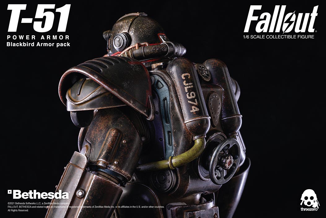 Threezero Fallout – 1:6 Scale T-51 Blackbird Armor Pack