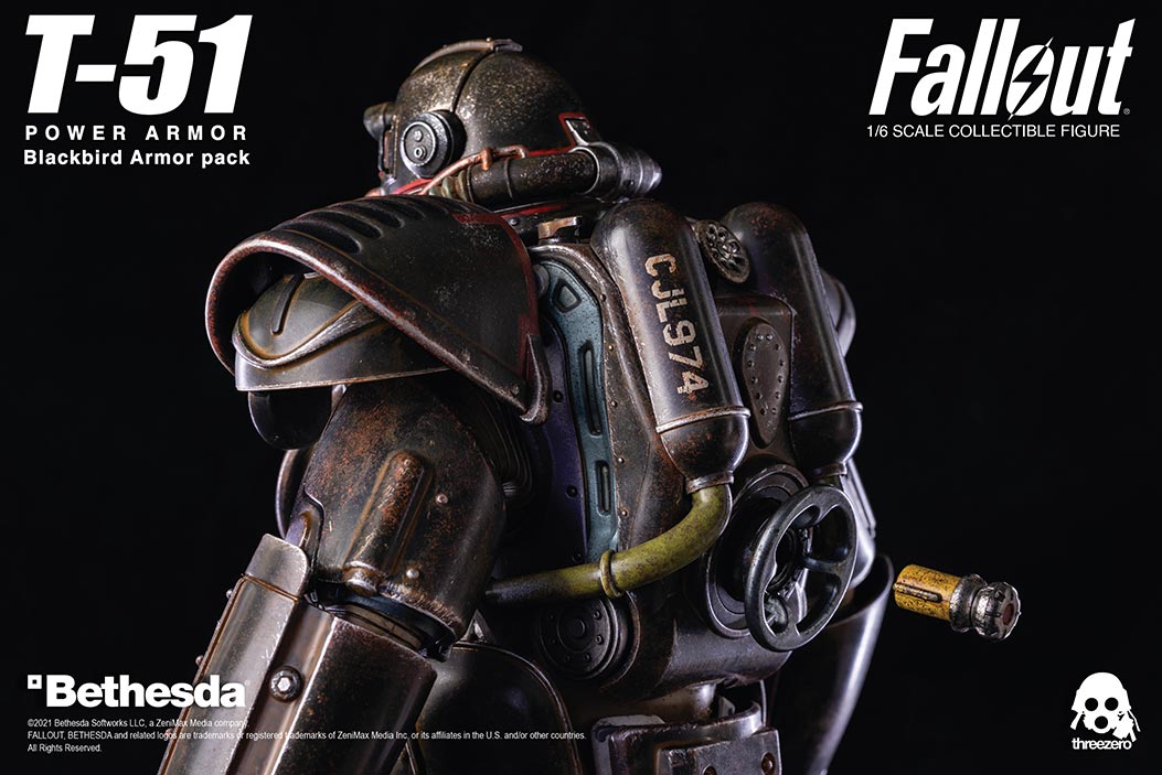 Threezero Fallout – 1:6 Scale T-51 Blackbird Armor Pack