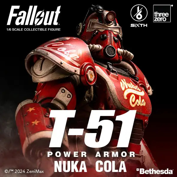 Threezero Fallout 1:6 T-51 Nuka Cola Power Armor 3Z0773