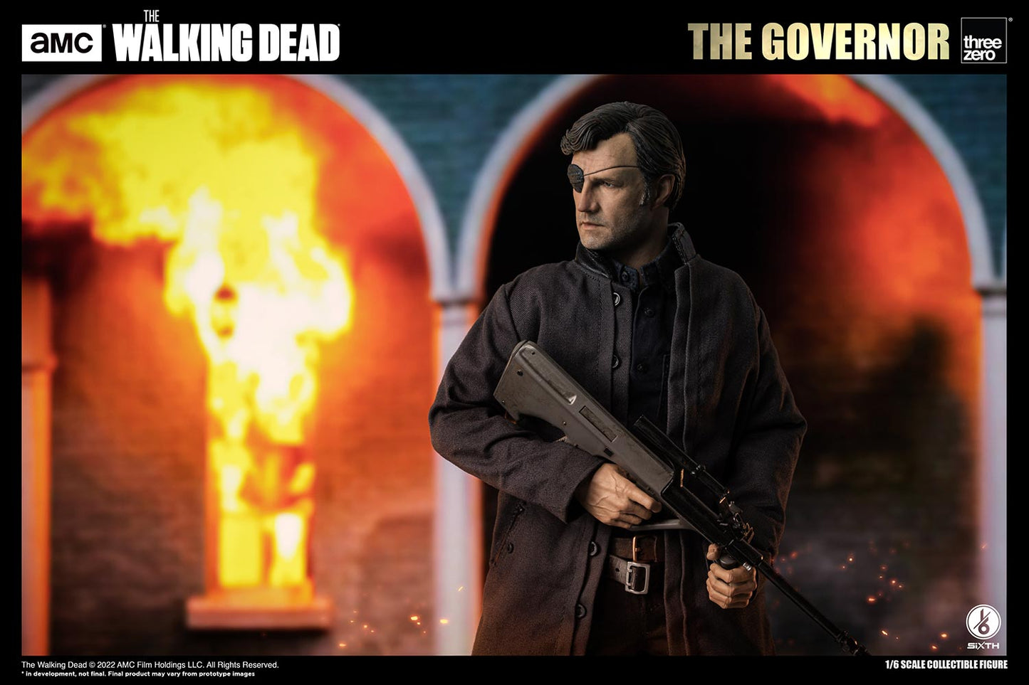 Threezero The Walking Dead: The Governor 1:6 Scale Collectible Figure