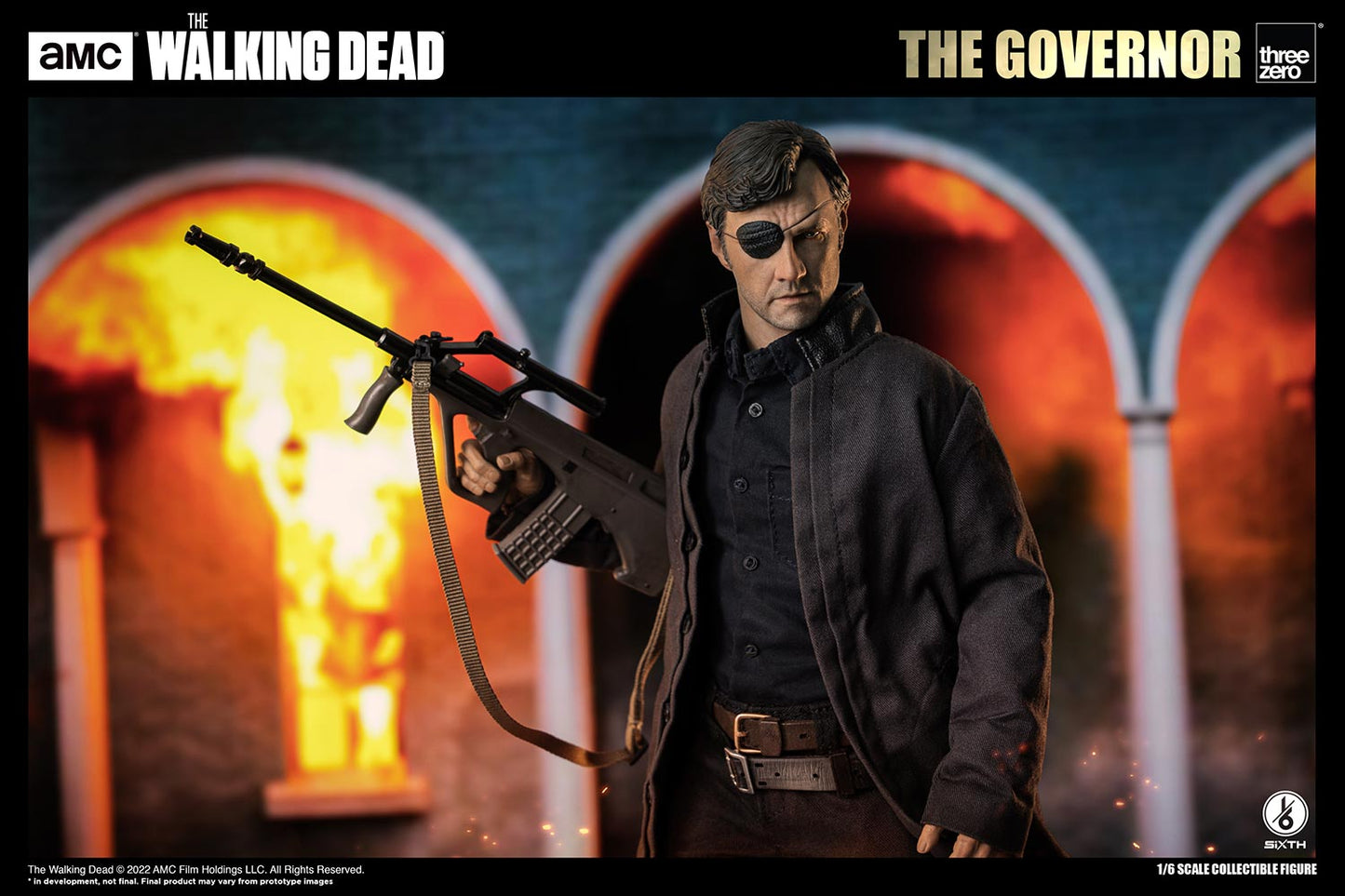 Threezero The Walking Dead: The Governor 1:6 Scale Collectible Figure