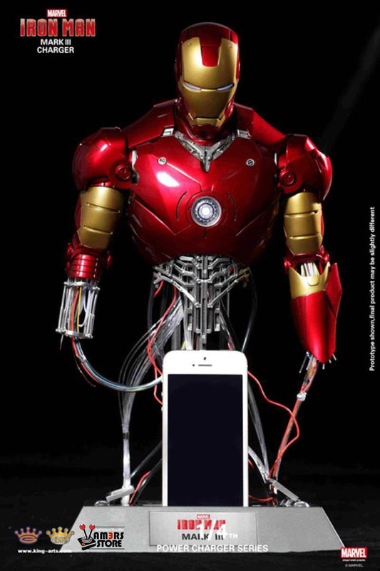 King Arts Ironman Mark III Repair Version Charger Statue