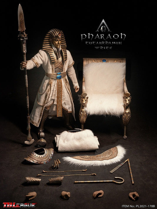 TBLeague 1/6 Pharaoh Tutankhamun WHITE