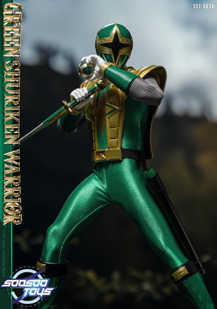 Soosootoys Sst063a 1/6 Green Shuriken Warrior