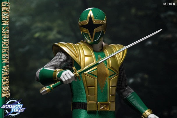 Soosootoys Sst063a 1/6 Green Shuriken Warrior