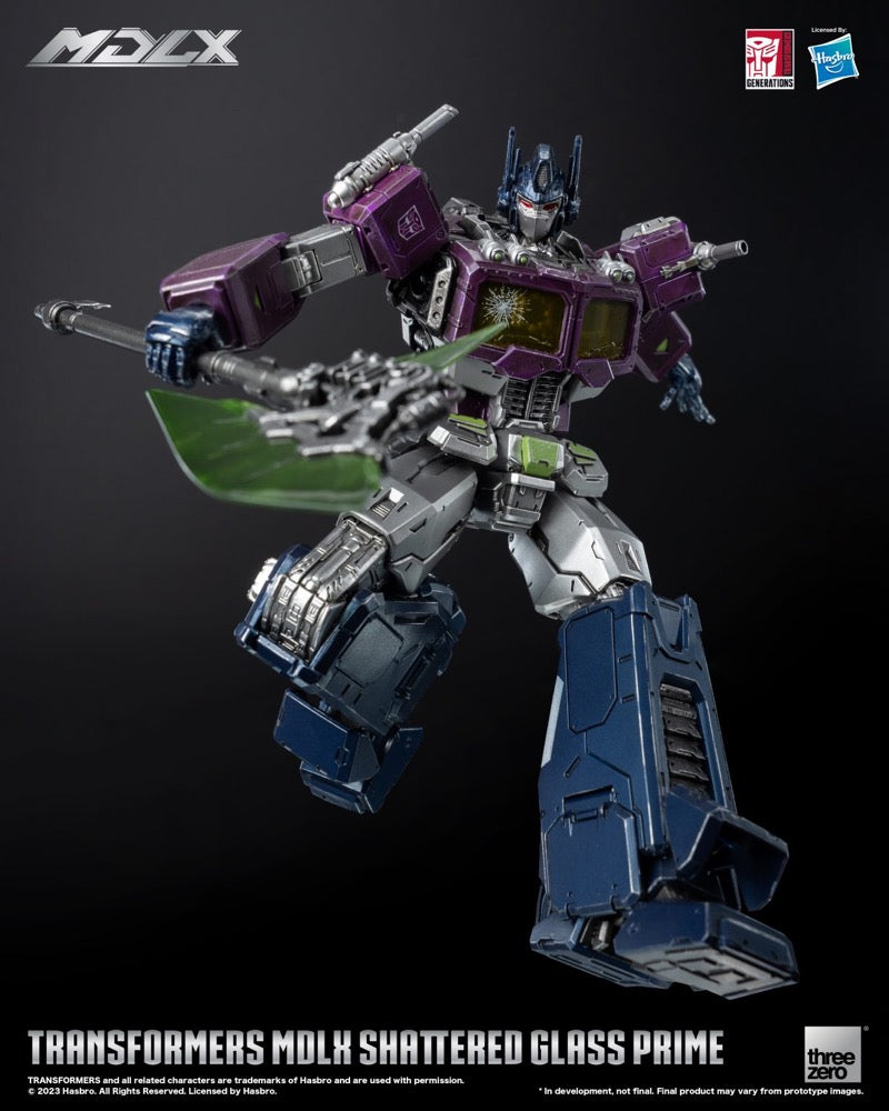 Threezero Transformers MDLX Shattered Glass Optimus Prime