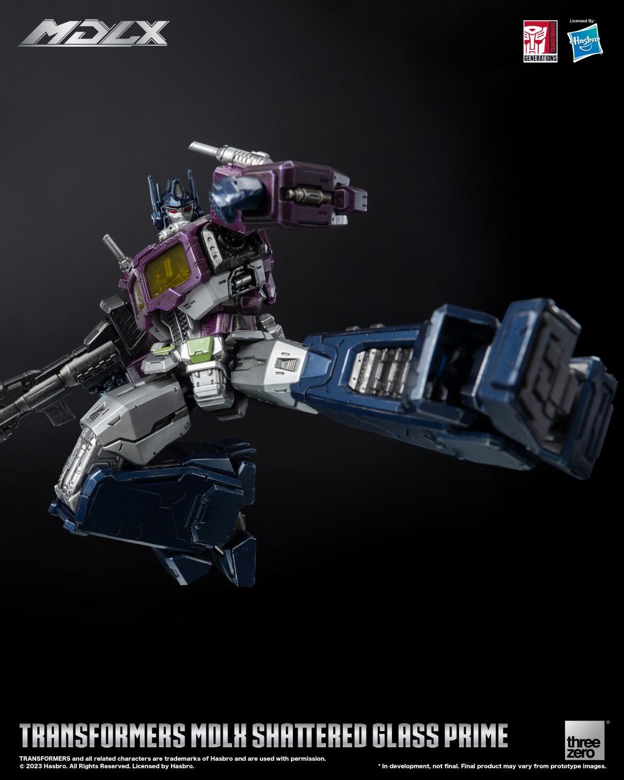 Threezero Transformers MDLX Shattered Glass Optimus Prime