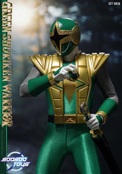 Soosootoys Sst063a 1/6 Green Shuriken Warrior