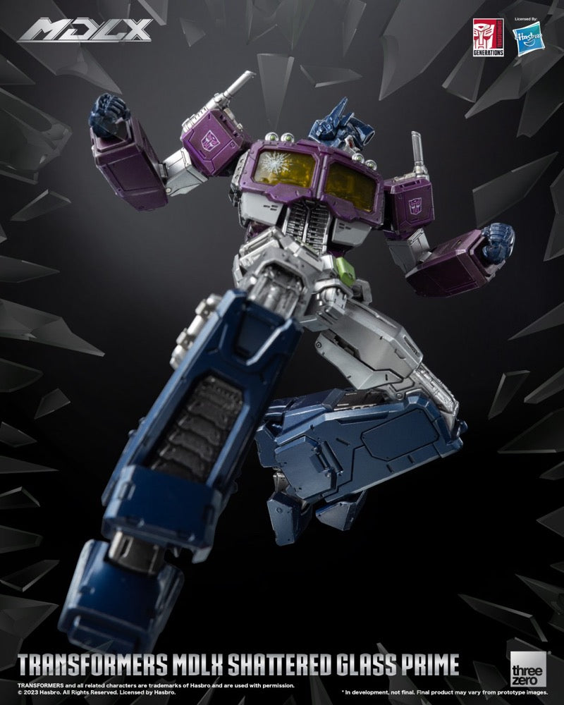 Threezero Transformers MDLX Shattered Glass Optimus Prime