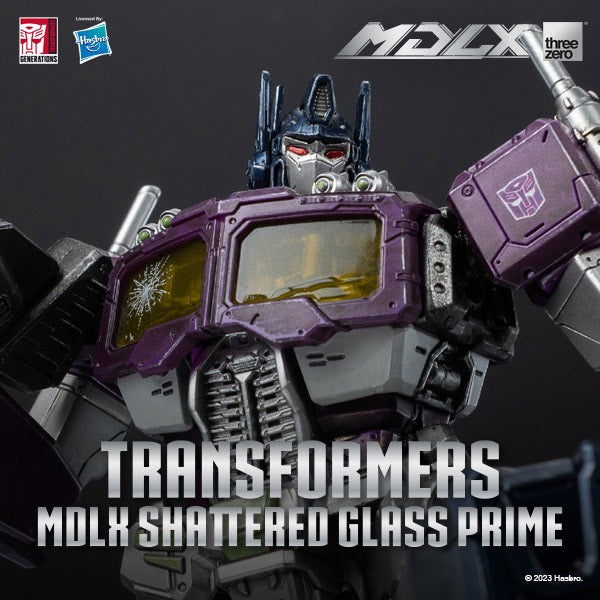 Threezero Transformers MDLX Shattered Glass Optimus Prime