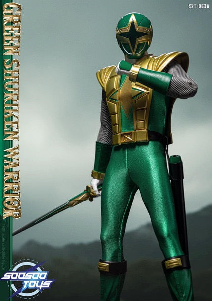 Soosootoys Sst063a 1/6 Green Shuriken Warrior