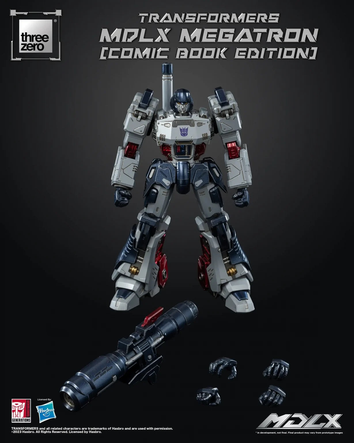 ThreeZero Transformers MDLX Megatron (Comic Book Edition)