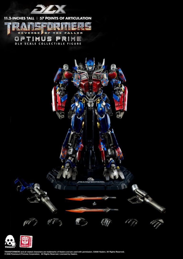 Threezero Transformers: Revenge of the Fallen DLX Optimus Prime Collectible Figure