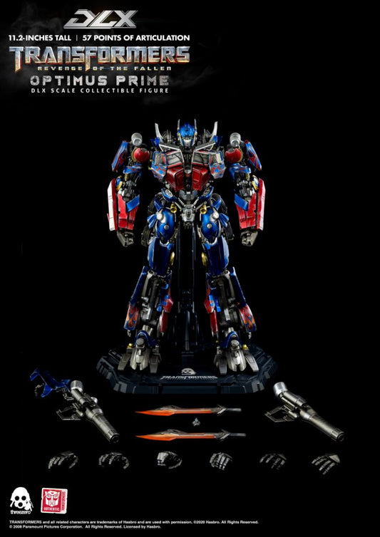 Threezero Transformers: Revenge of the Fallen DLX Optimus Prime Collectible Figure