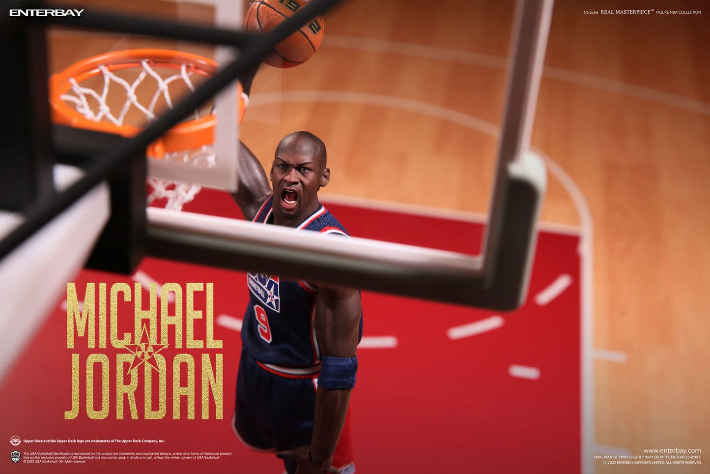 Enterbay 1/6 Real Masterpiece Collection: Michael Jordan Barcelona ’92 Limited Edition Action Figure