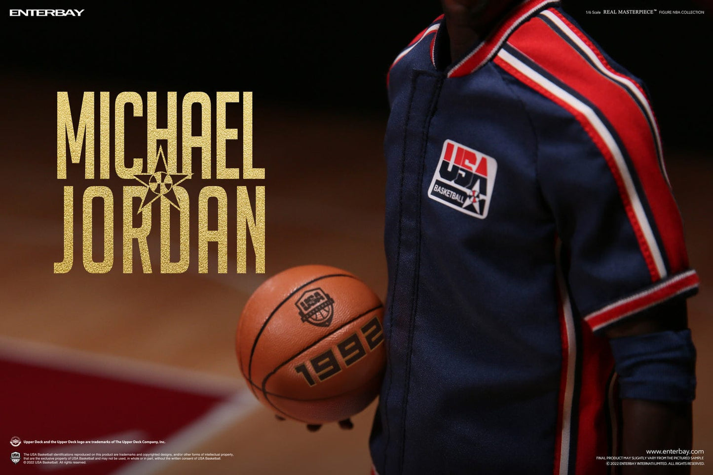 Enterbay 1/6 Real Masterpiece Collection: Michael Jordan Barcelona ’92 Limited Edition Action Figure