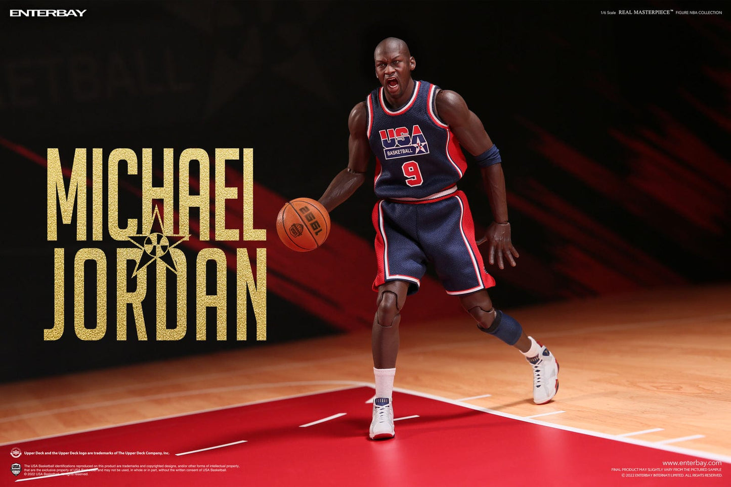 Enterbay 1/6 Real Masterpiece Collection: Michael Jordan Barcelona ’92 Limited Edition Action Figure