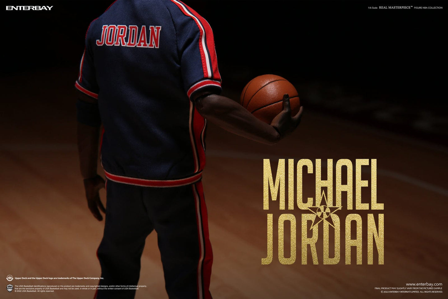 Enterbay 1/6 Real Masterpiece Collection: Michael Jordan Barcelona ’92 Limited Edition Action Figure