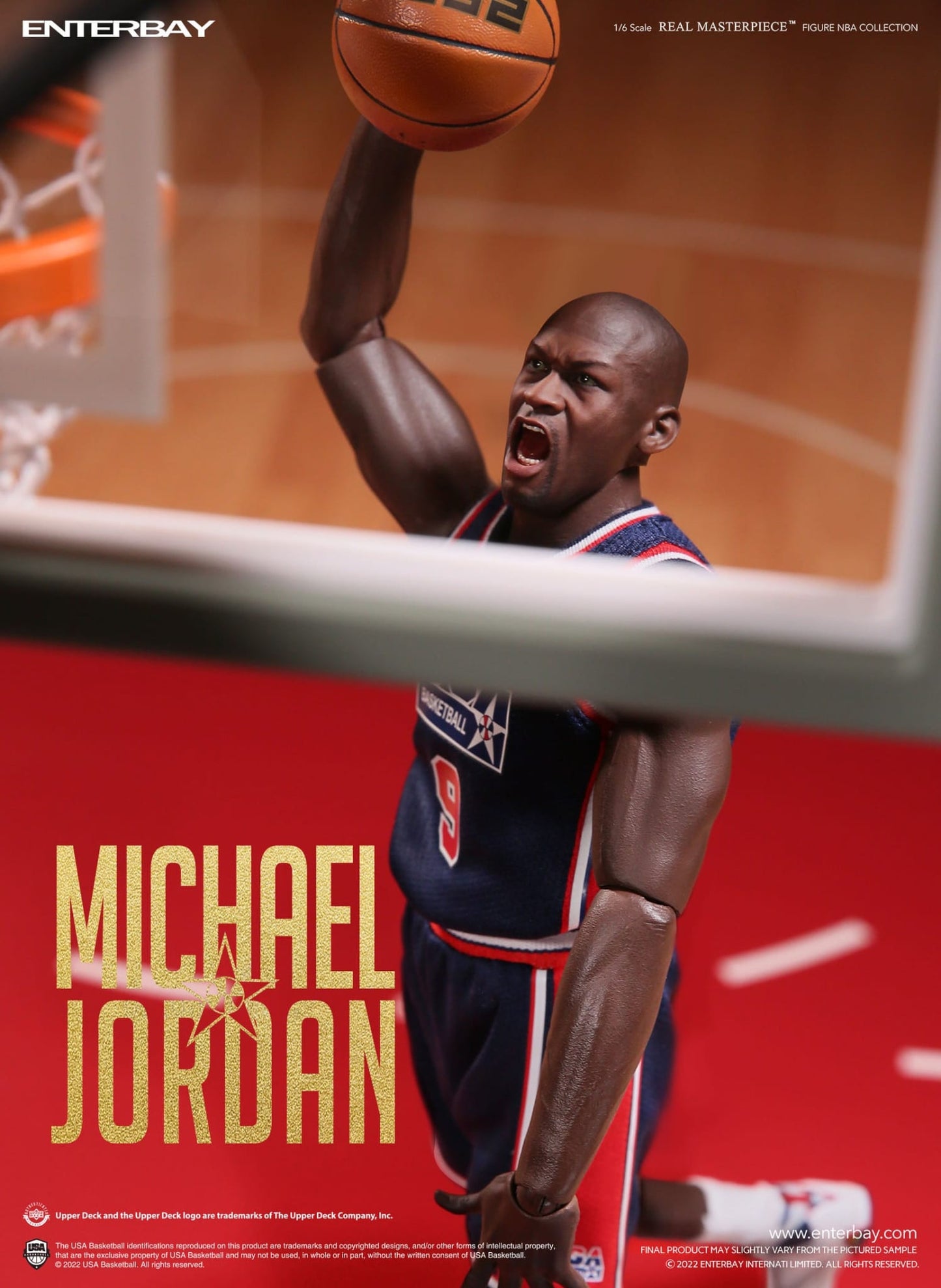 Enterbay 1/6 Real Masterpiece Collection: Michael Jordan Barcelona ’92 Limited Edition Action Figure