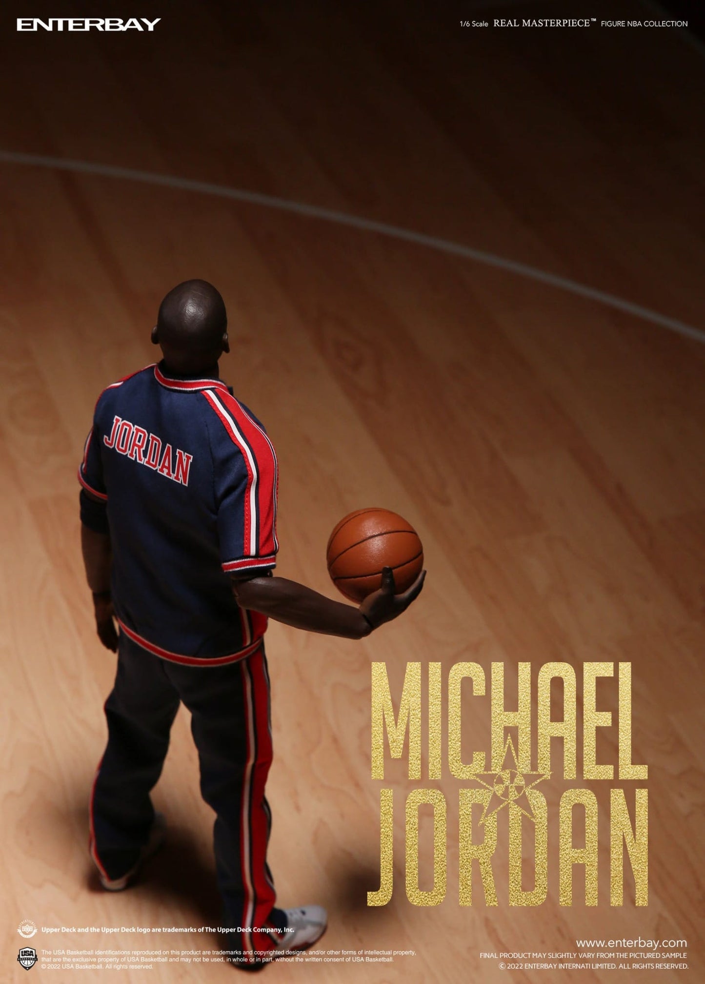 Enterbay 1/6 Real Masterpiece Collection: Michael Jordan Barcelona ’92 Limited Edition Action Figure