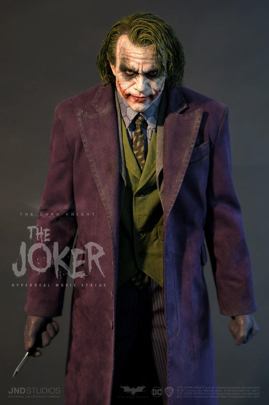 JND Studios The Dark Knight The Joker Hyperreal Movie Statue