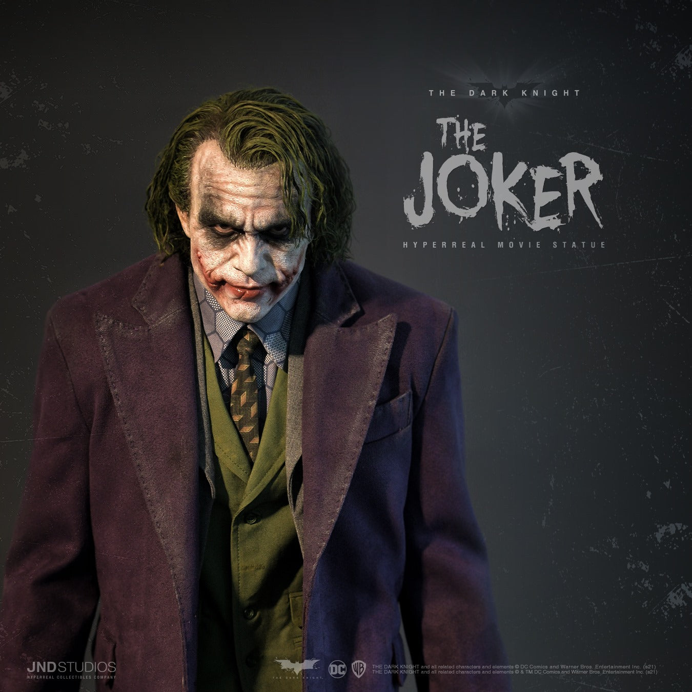 JND Studios The Dark Knight The Joker Hyperreal Movie Statue