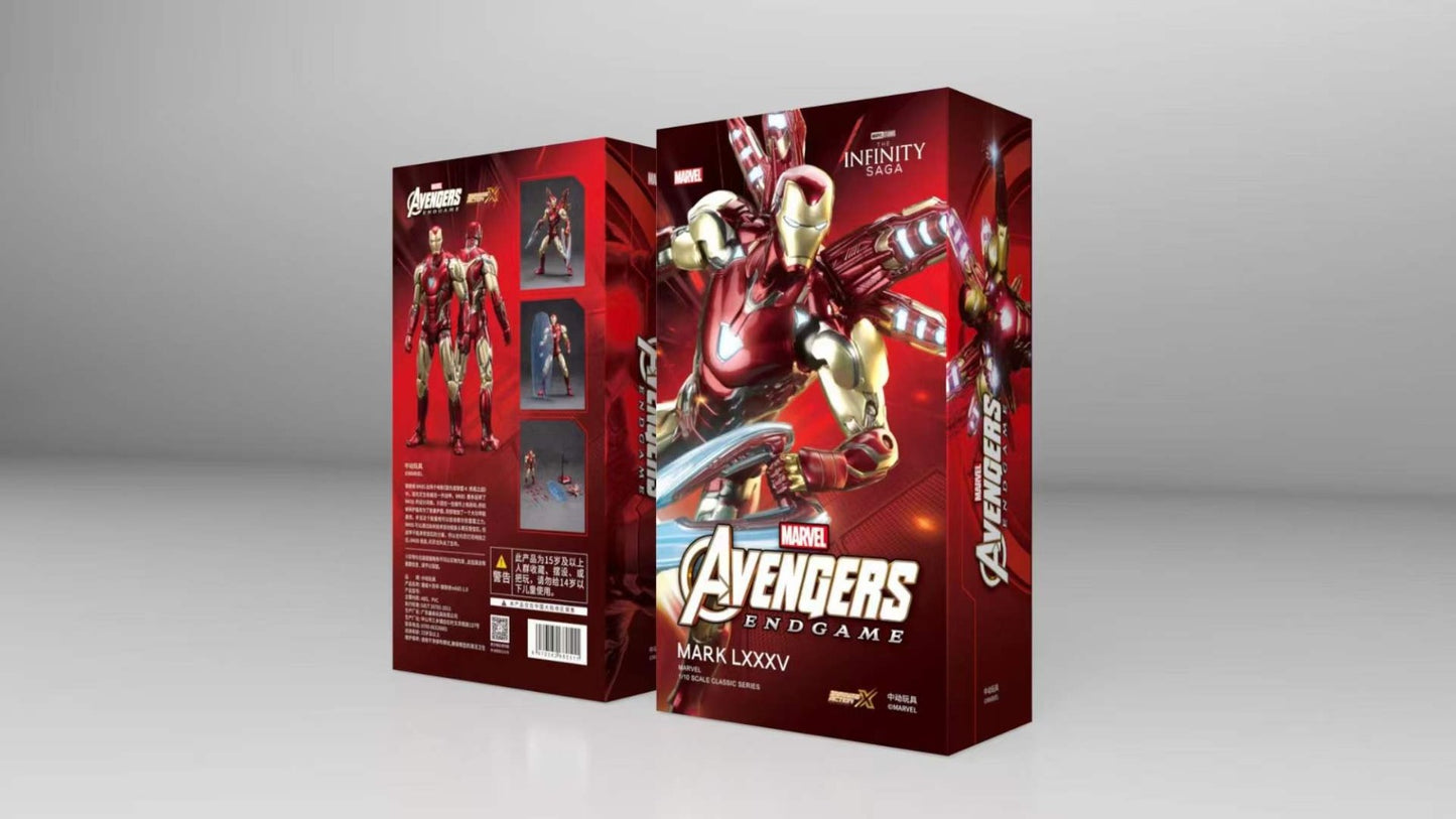 ZD Toys Avengers: Endgame – Iron Man Mark LXXXV 1:10 Scale Collectible Figure (No Light Up Function)