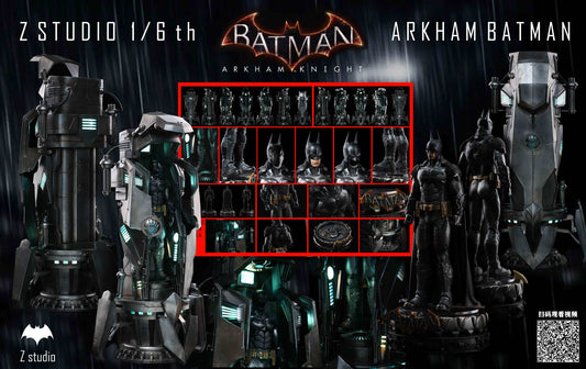 Z Studio Arkham Batman Suit 1:6 Scale Chamber