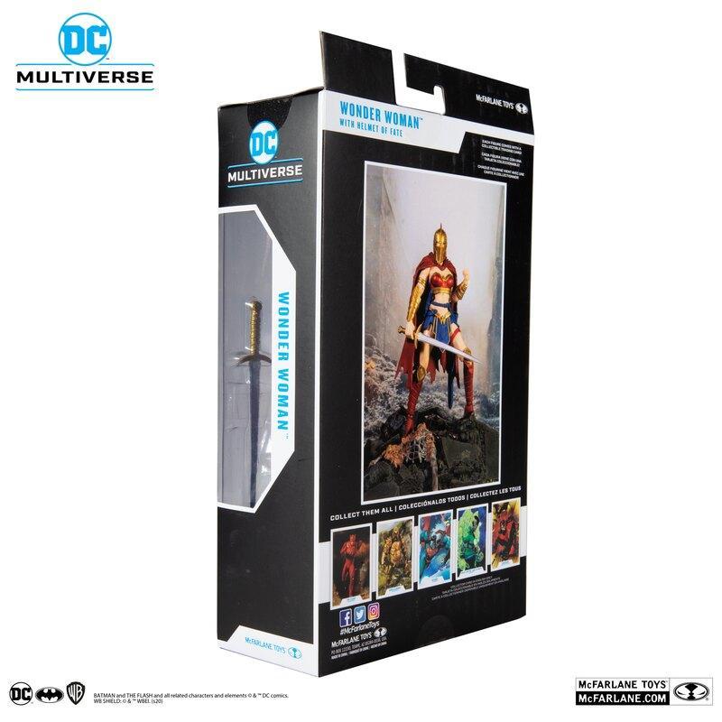 McFarlane Toys DC Multiverse 7″ Figures – Last Knight on Earth Wonder Woman with Helmet of Fate