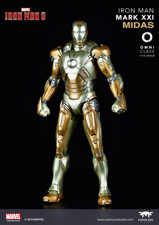 Comicave Studios 1:12 Scale Iron Man Mark XXI - Midas Collectible Figure