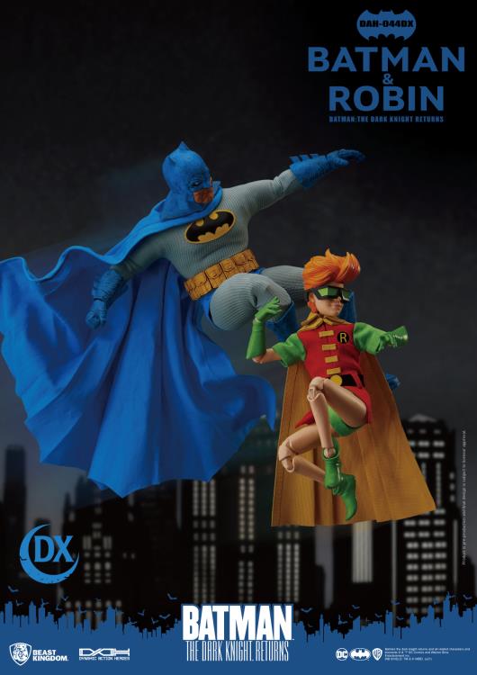 Beast Kingdom Batman: The Dark Knight Returns Dynamic 8ction Heroes Batman & Robin Set