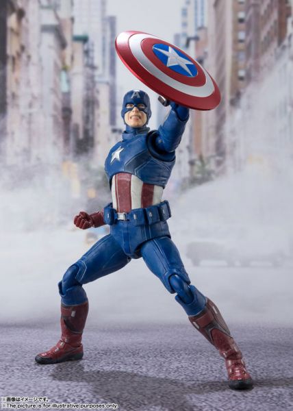 Bandai S.h.figuarts Captain America -《avengers Assemble》 Edition- (Avengers)