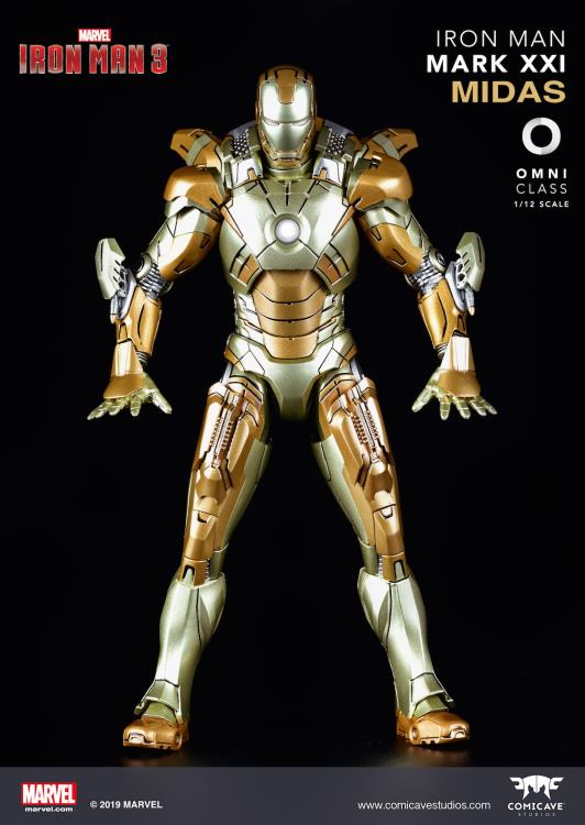 Comicave Studios 1:12 Scale Iron Man Mark XXI - Midas Collectible Figure