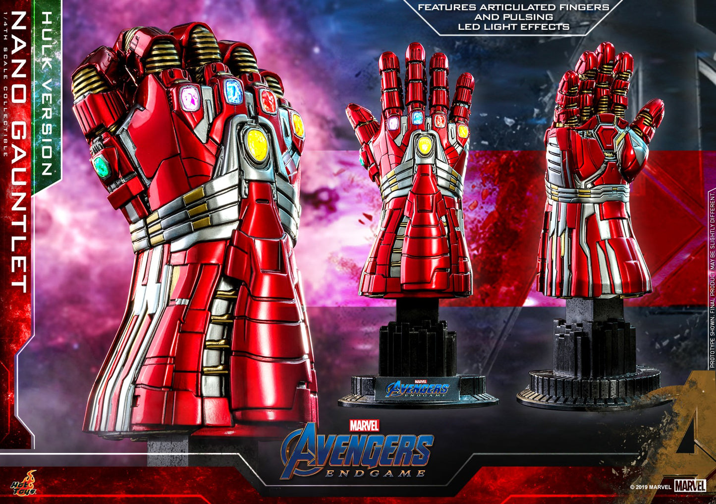 Hot Toys Avengers: Endgame - Nano Gauntlet (Hulk Version). 1/4th scale ACS009