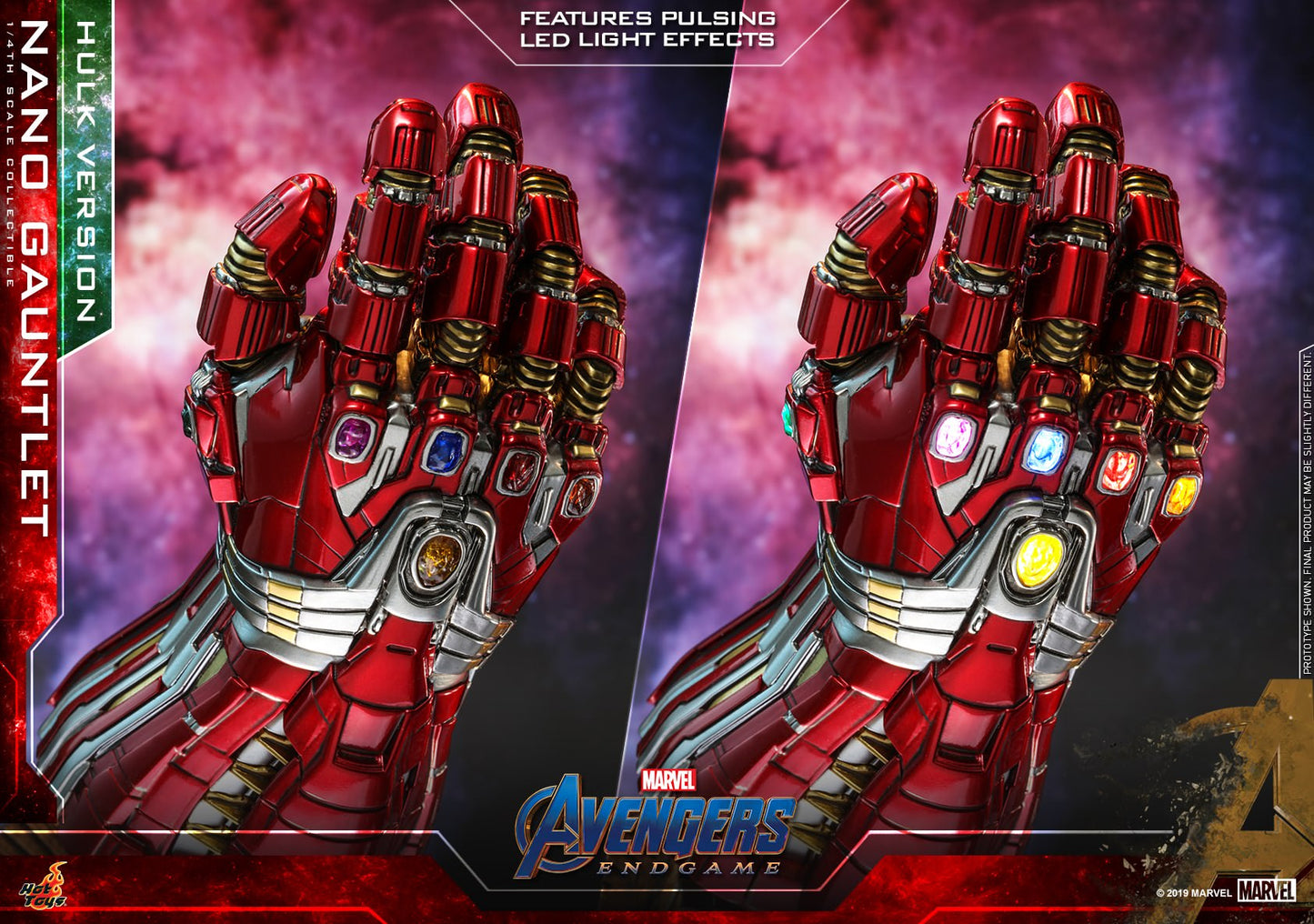 Hot Toys Avengers: Endgame - Nano Gauntlet (Hulk Version). 1/4th scale ACS009