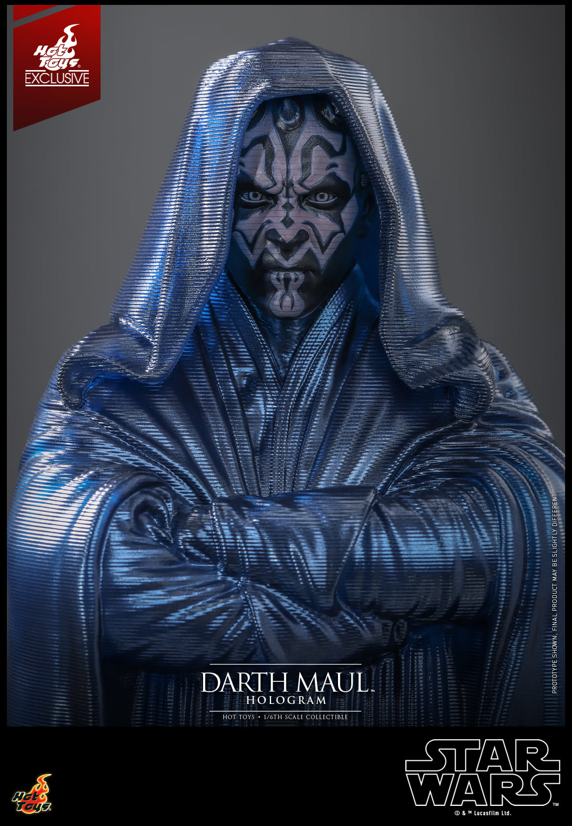 Hot Toys Star Wars Episode I: The Phantom Menace™ Darth Maul 1:6 Scale Hologram Collectible Figure ACS015 (Refurbished Items)