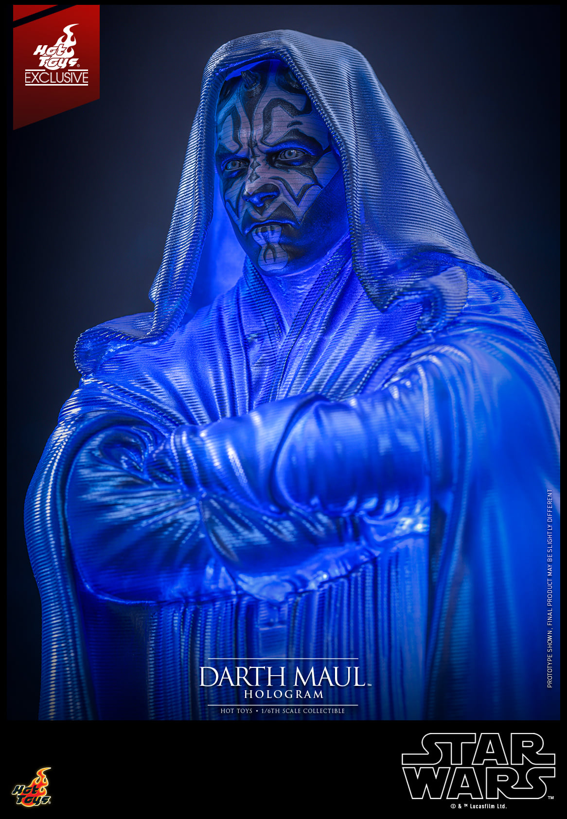 Hot Toys Star Wars Episode I: The Phantom Menace™ Darth Maul 1:6 Scale Hologram Collectible Figure ACS015 (Refurbished Items)