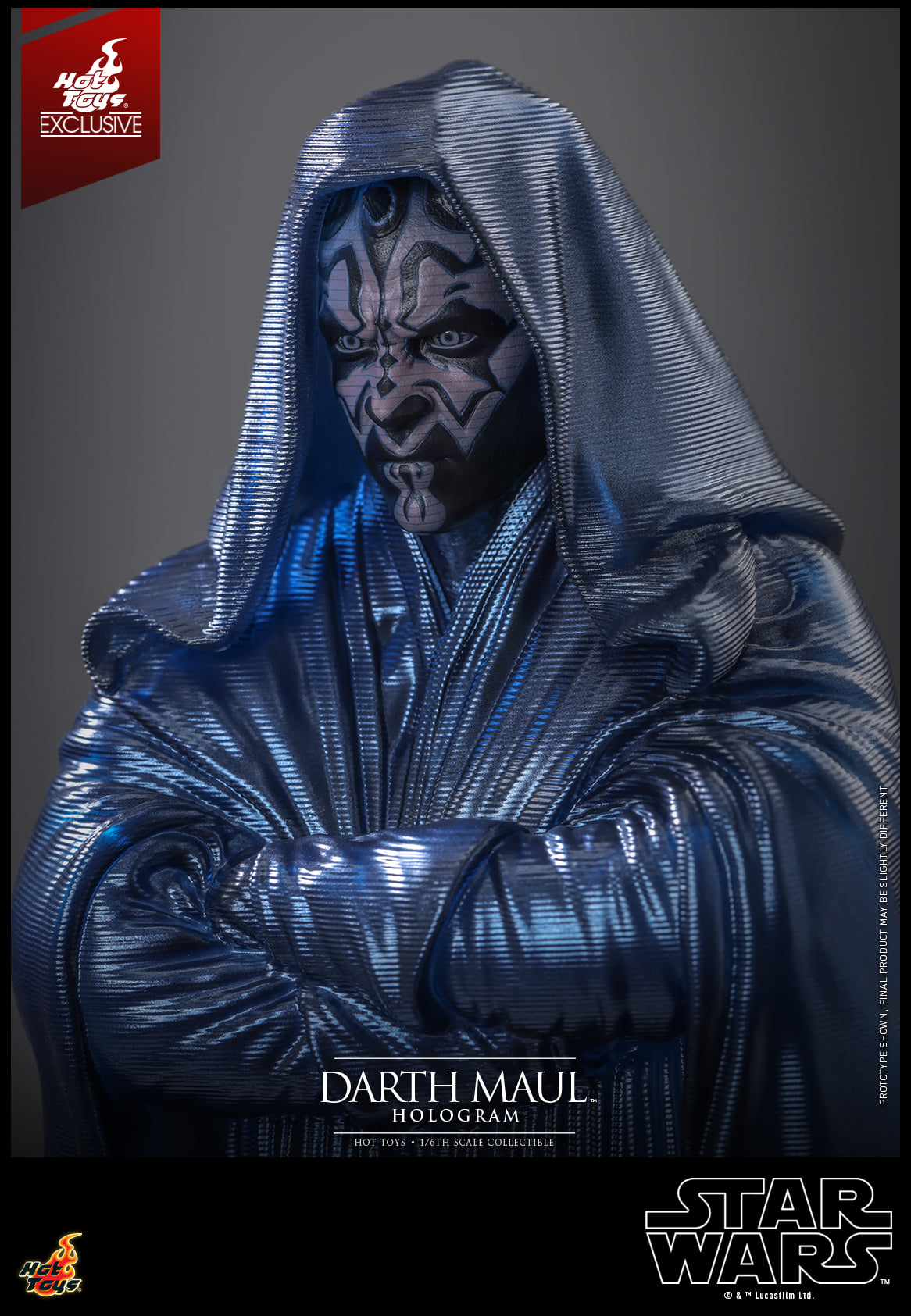 Hot Toys Star Wars Episode I: The Phantom Menace™ Darth Maul 1:6 Scale Hologram Collectible Figure ACS015 (Refurbished Items)