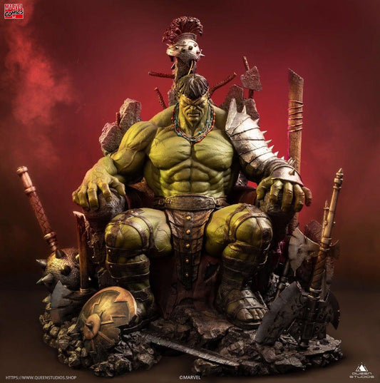 Queen Studios Green Scar Hulk 1/4 Statue (Marvel Comics)(Premium Edition)