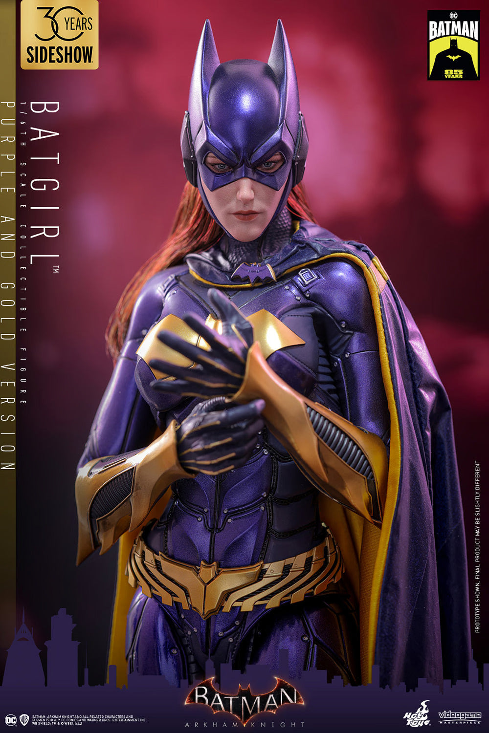 Hot Toys Batman: Arkham Knight - Batgirl (Purple and Gold Version) 1:6 Scale Collectible Figure VGM65